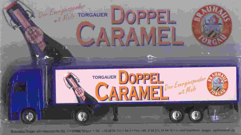 Als Zugabe zu jedem Kasten Torgauer Doppel Caramel